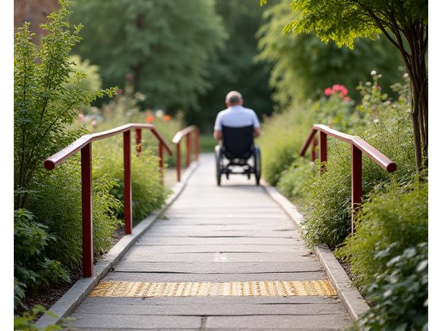 Design inclusif accessibilité PMR jardin Bordeaux